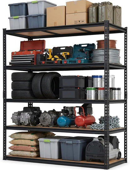 Garvee 3-Tier Storage Shelving Unit, 2500 lbs Load | Carbon Steel Utility by Garvee