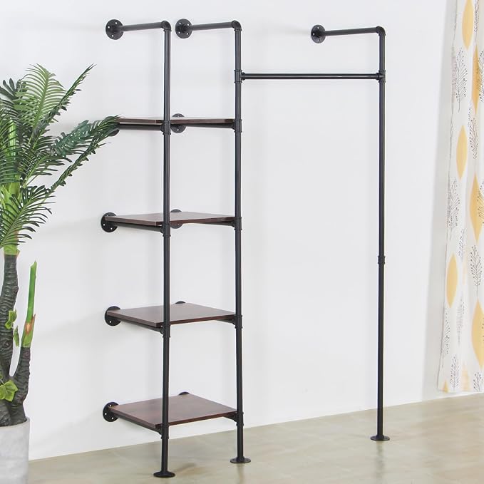 Industrial Pipe Clothing Rack - Image 6