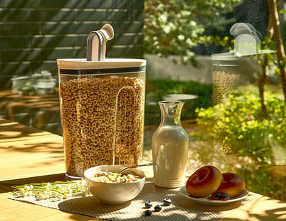 Felli Cereal Container Storage Airtight Holds 32 oz Family Size Breakfast Box - Image 2