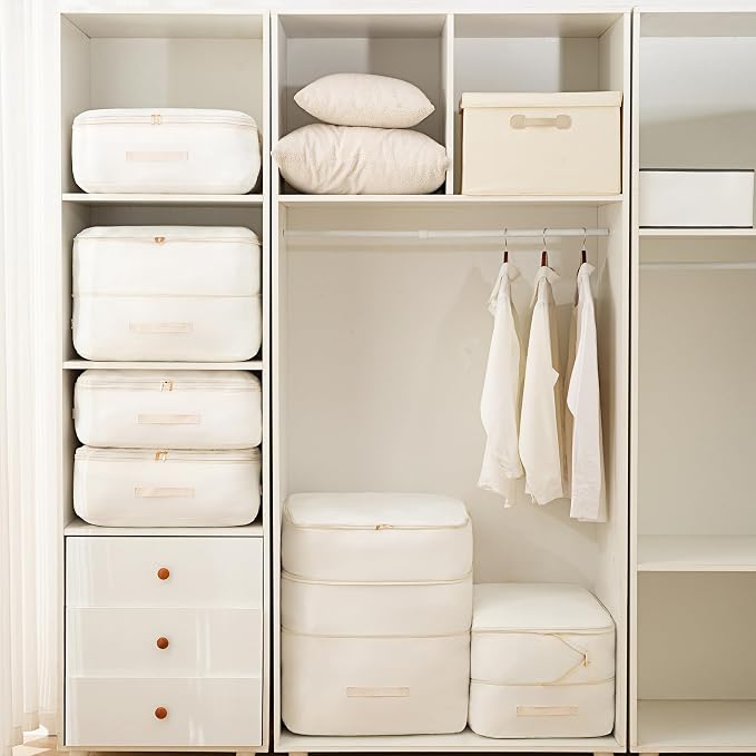 Ultra Space Saving Self Compression Organizer, Comforter Storage Bag - Image 5