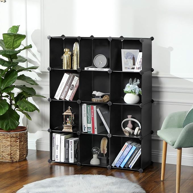 SONGMICS Cube Storage Organizer, Book Shelf, Closet Organizers and Storage - Image 5