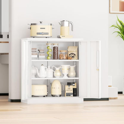 INTERGREAT Metal Garage Storage Cabinet, Small Steel Cabinet - Image 8