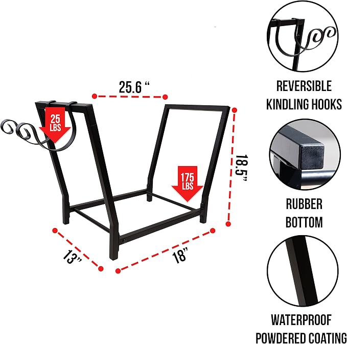 FireProof Pros Indoor and Outdoor Firewood Racks - Image 3