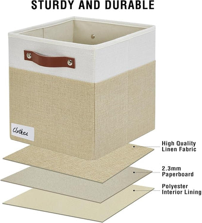 Collapsible Fabric Storage Cube Bins - Image 5
