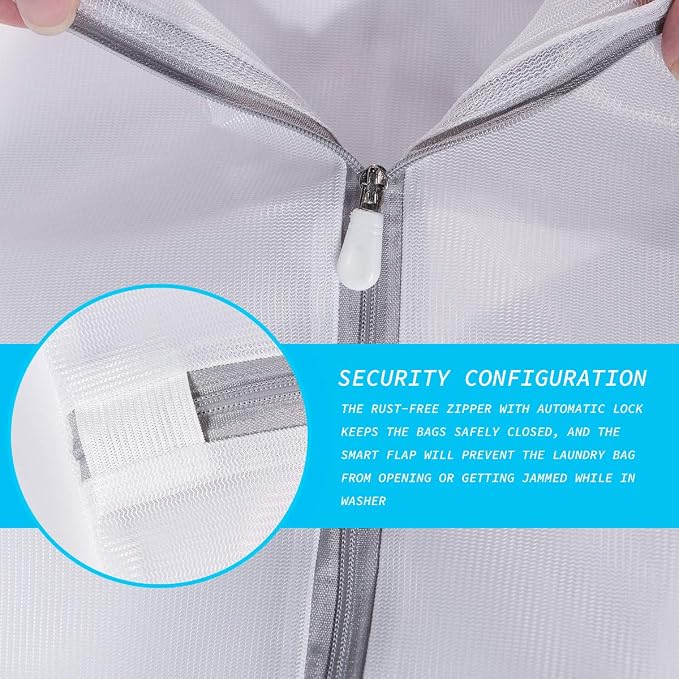 SUERIV Laundry Mesh Bag-Heavy Duty Fine Mesh Wash Bag - Image 4