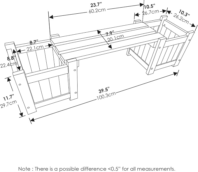 Furinno TIOMAN Mini Planter Box - Image 5