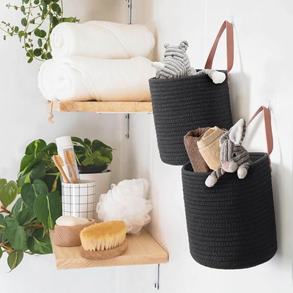 2 Pack Hanging Basket, Small Wall Baskets - Image 7