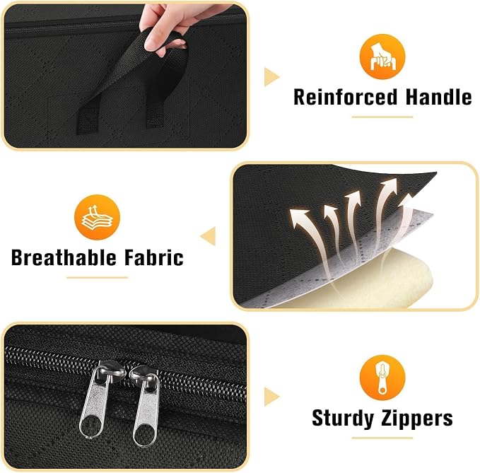 SpaceTrove Clothes Storage Bags, 80L Large Capacity Containers - Image 3