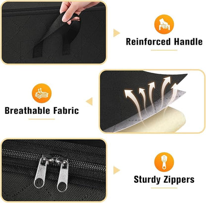 SpaceTrove Clothes Storage Bags, 80L Large Capacity Containers - Image 3