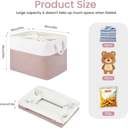 16x12x12 In Foldable Fabric Large Storage Bins - Image 5