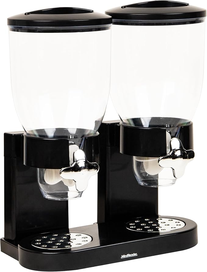 Mind Reader Double Dry Food Dispenser, 2 x 3.5L Countertop Containers - Image 7