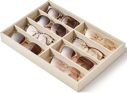 pickpiff Drawer Sunglass Organizer & Display Tray: 1 Pcs 8 Grids Velvet by pickpiff
