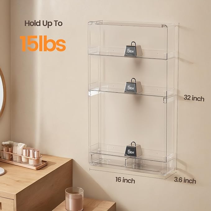 Shower Caddy Adhesive, X-Large Capacity Bathroom Organizers and Storage - Image 3