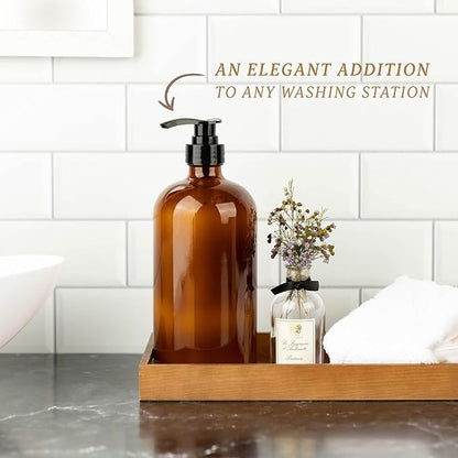 32 Ounce Glass Large Soap Dispenser - Image 5