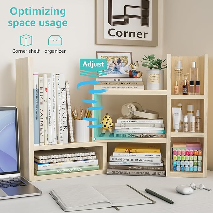 NUTIKAS Desk Shelves Desktop Organizer Shlef - Image 6