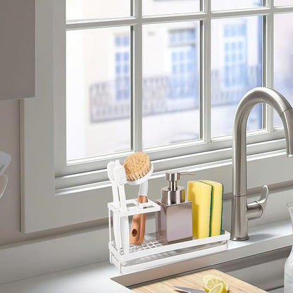 Toothbrush Holders Toothpaste Organizer Bathroom Accessories, 4 Slots, - Image 6