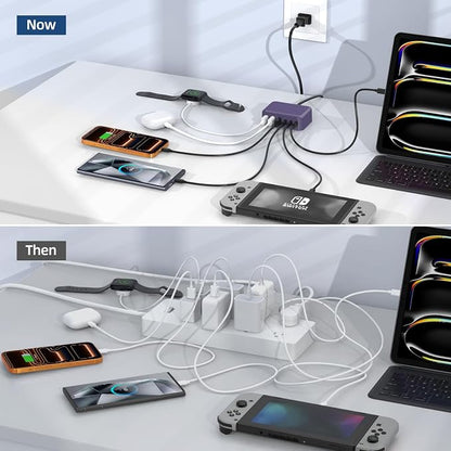6 in 1 USB Charger, 50% Smaller Charging Station - Image 8