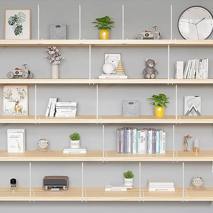 Shelf Dividers for Closet Organization, 8 Pack Metal Closet Shelf Dividers - Image 2