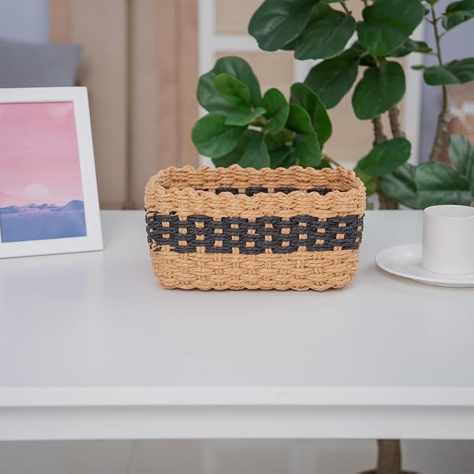 Small baskets for Organizing, Cute woven Storage basket - Image 8