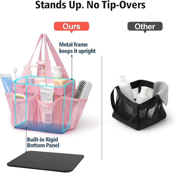 F-color Mesh Shower Caddy Portable - Image 3