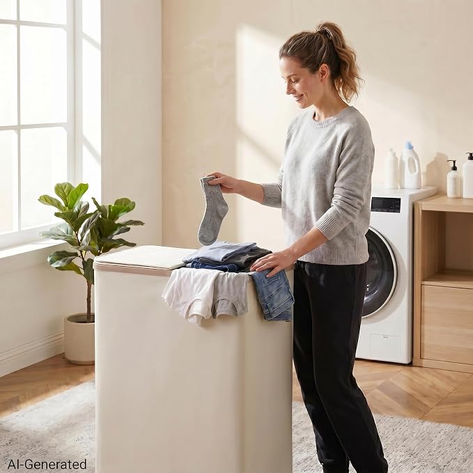 DOKEHOM 160L Extra Large Laundry Hamper - Image 8