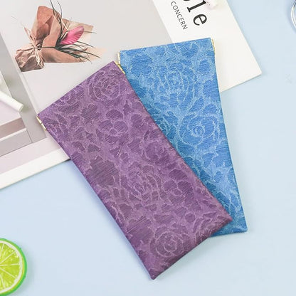 Double Eyeglass Case Soft Dual Glasses Case - Image 7