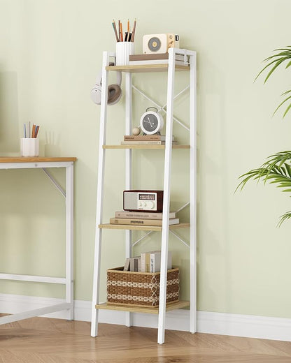 Hzuaneri Ladder Shelf, Freestanding Corner Storage Shelf | Bookcase - Image 3