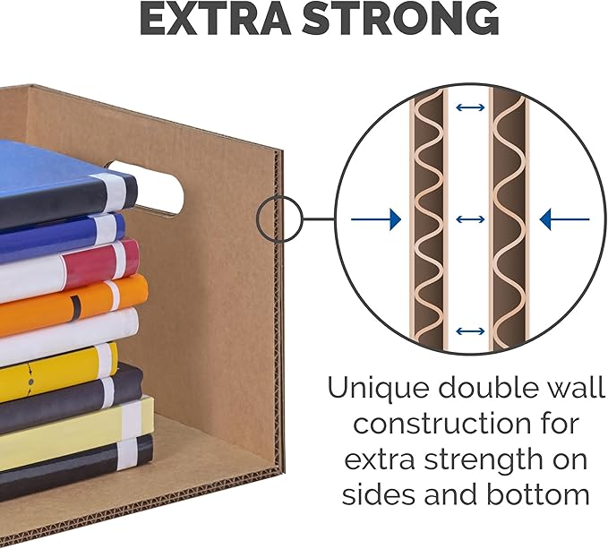 Bankers Box 30-Pack Classic Moving Box Kit, 20 Small/5 Medium/5 Large | Take - Image 4