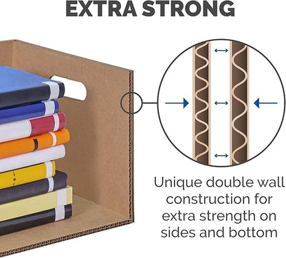 Bankers Box 30-Pack Classic Moving Box Kit, 20 Small/5 Medium/5 Large | Take - Image 4
