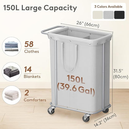Lifewit 150L Large Laundry Basket - Image 2