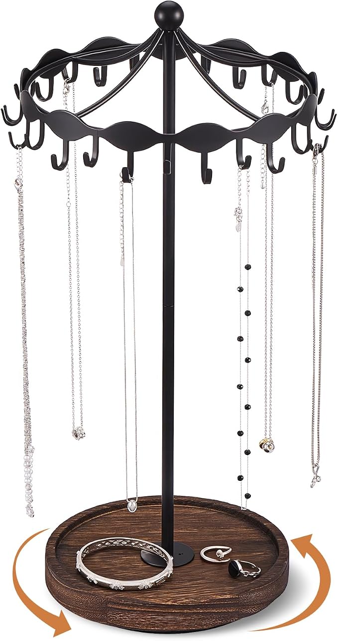 Lolalet Rotating Necklace Holder Stand by Lolalet