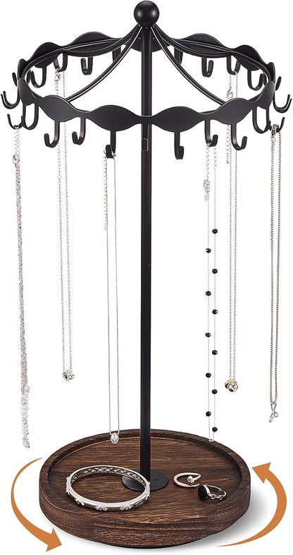 Lolalet Rotating Necklace Holder Stand by Lolalet