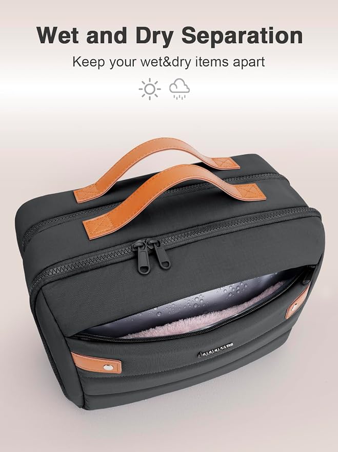 Women's Hanging Toiletry Bag, Waterproof Travel Cosmetic Organizer - Image 5