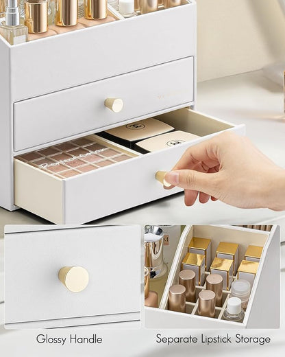 Vlando Makeup Organizer for Vanity, Large Capacity Countertop Organizer - Image 4