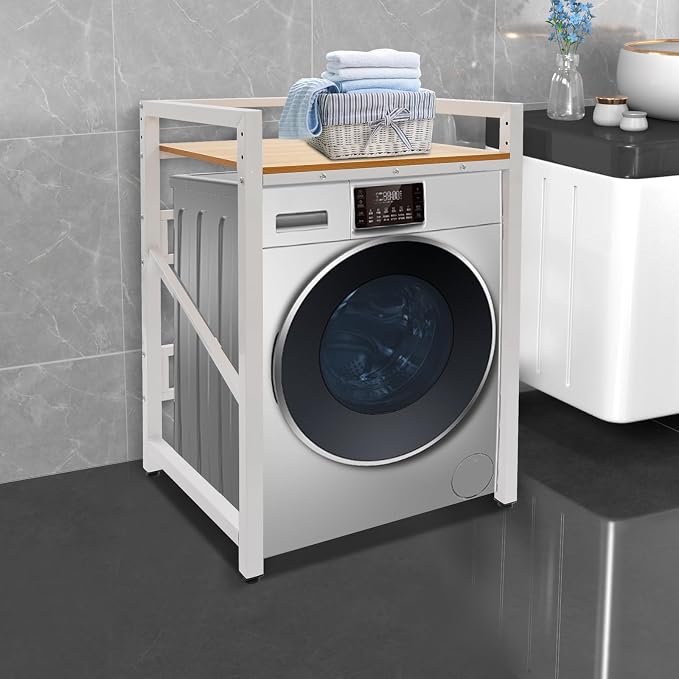 Washer Dryer Stacking Rack Stand, Heavy Duty Washing Machine Shelf - Image 4
