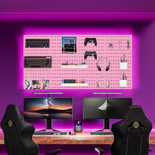 Pegboard Combination Kit for Wall Organizer, Wall Mounted Peg Board Kits for - Image 2
