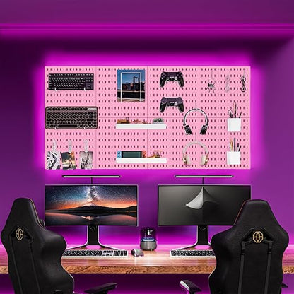 Pegboard Combination Kit for Wall Organizer, Wall Mounted Peg Board Kits for - Image 2
