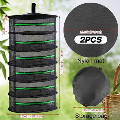 6 Layer 24" Herb Drying Rack Hanging - Image 2