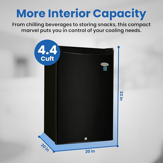 roomwell Mini Fridge counter top | Compact All Refrigerator without Freezer | - Image 2