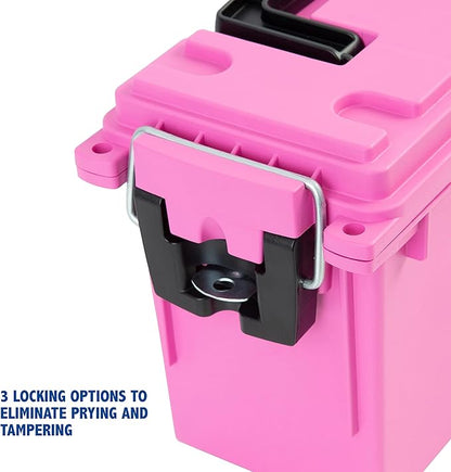 Sheffield 12631 Ammo Storage Box, Stackable .30 Cal Field Boxes, Water and Dust - Image 5
