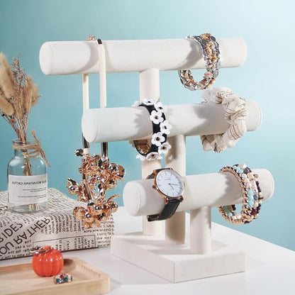 T-Bar Bracelet Holder Stand, Bracelet Jewelry Organizer Stand, Bangle Bracelet - Image 3