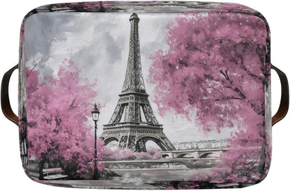 Oil Painting Paris Foldable Storage Basket - Image 8