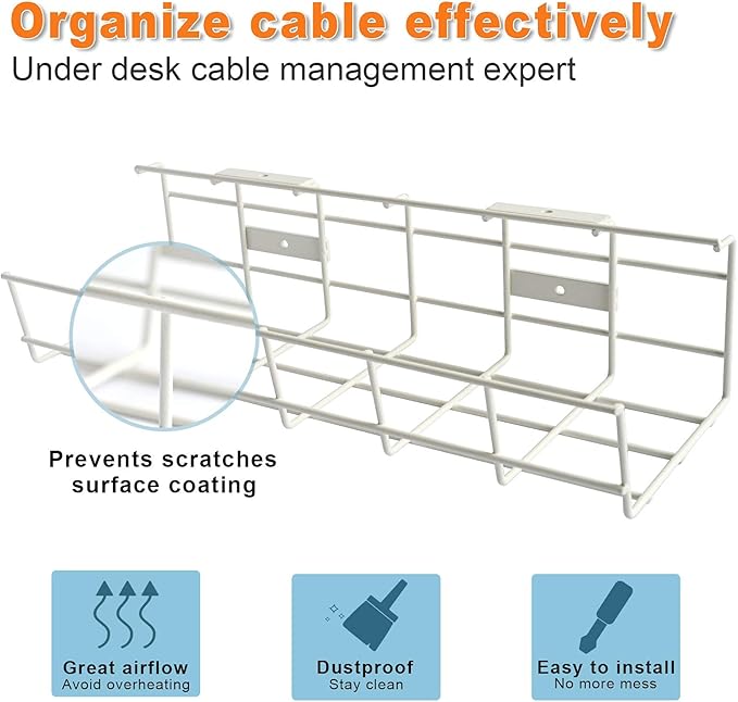 Under Desk Cable Tray - Image 3