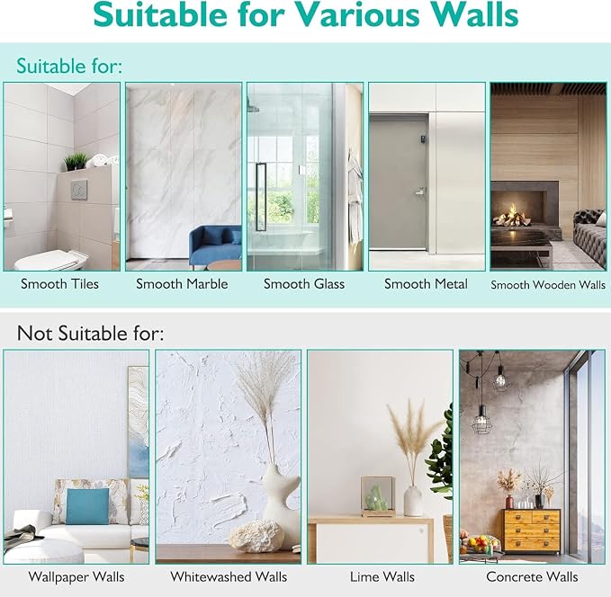 YASONIC Corner Adhesive Shower Caddy, - Image 8