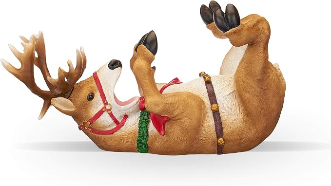 True Reindeer Polyresin Wine Bottle Holder - Image 6