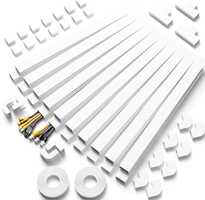 Delamu Cable Hider, 315in Cord Covers by DELAMU