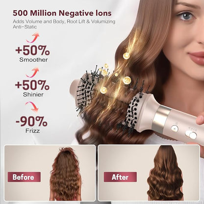 Dual Voltage StyleVibe 6-in-1 Air Styler, Hair Dryer & Blow Dryer Brush - Image 4