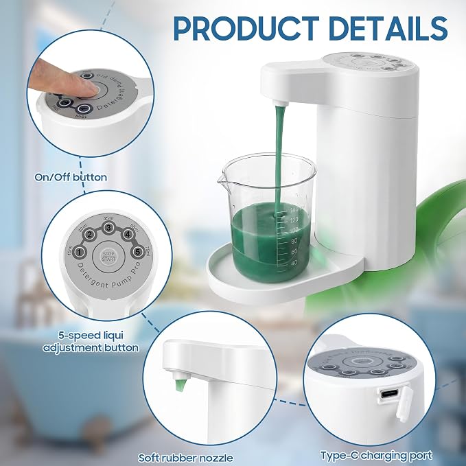 APEKX Smart Electric Laundry Detergent Dispenser - Image 6