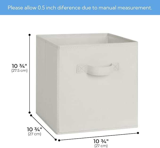 Cupic Cupid 11 Inch Storage Cube, Fabric Cube Storage Bin - Image 3