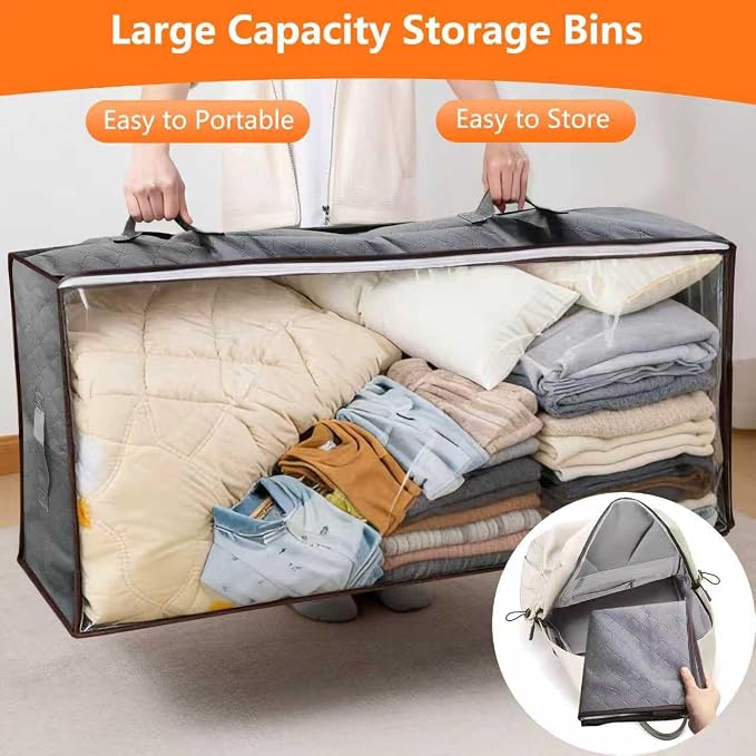 90L Under Bed Storage Containers, - Image 4